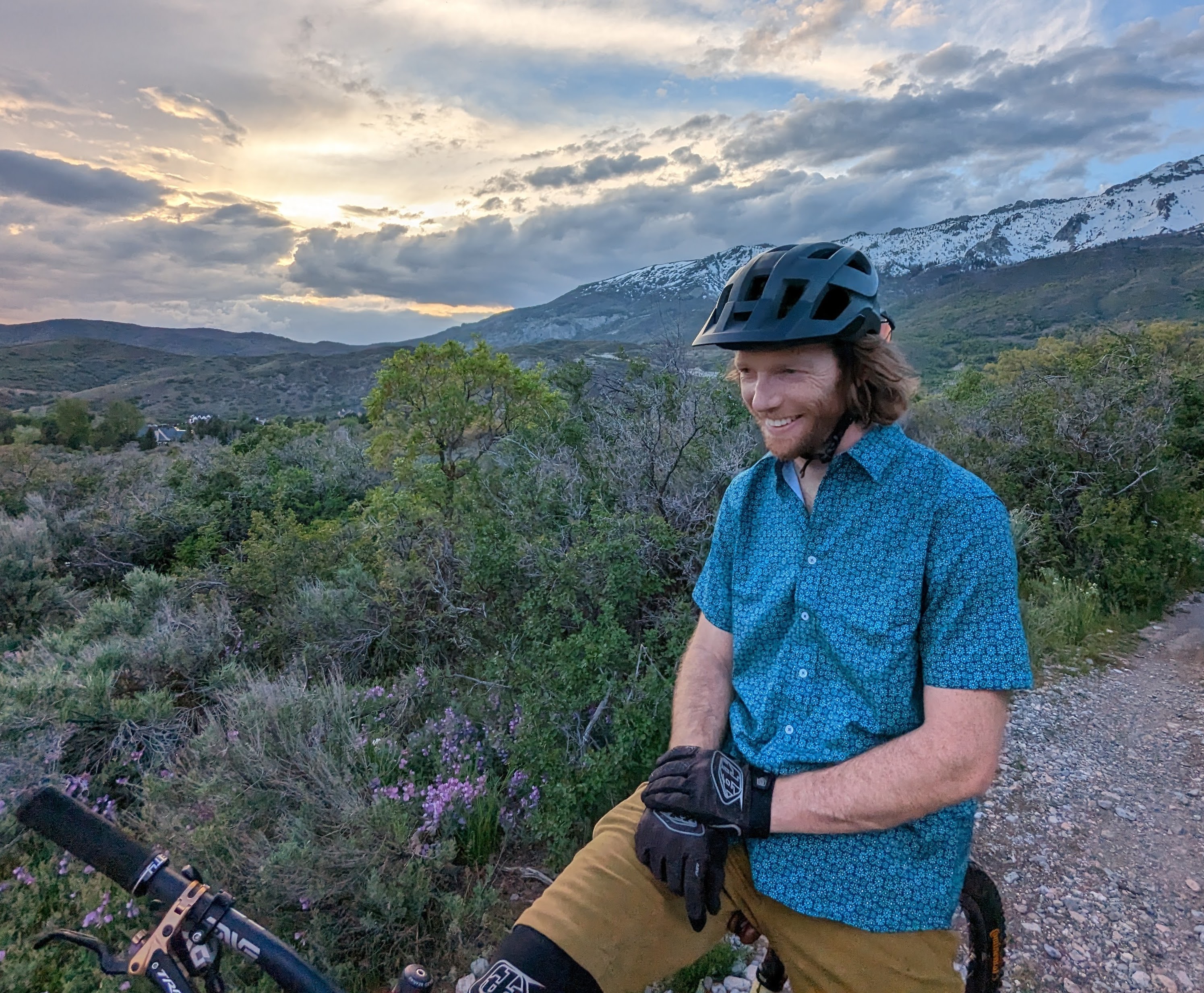 Jake Heyerdahl mountain biking