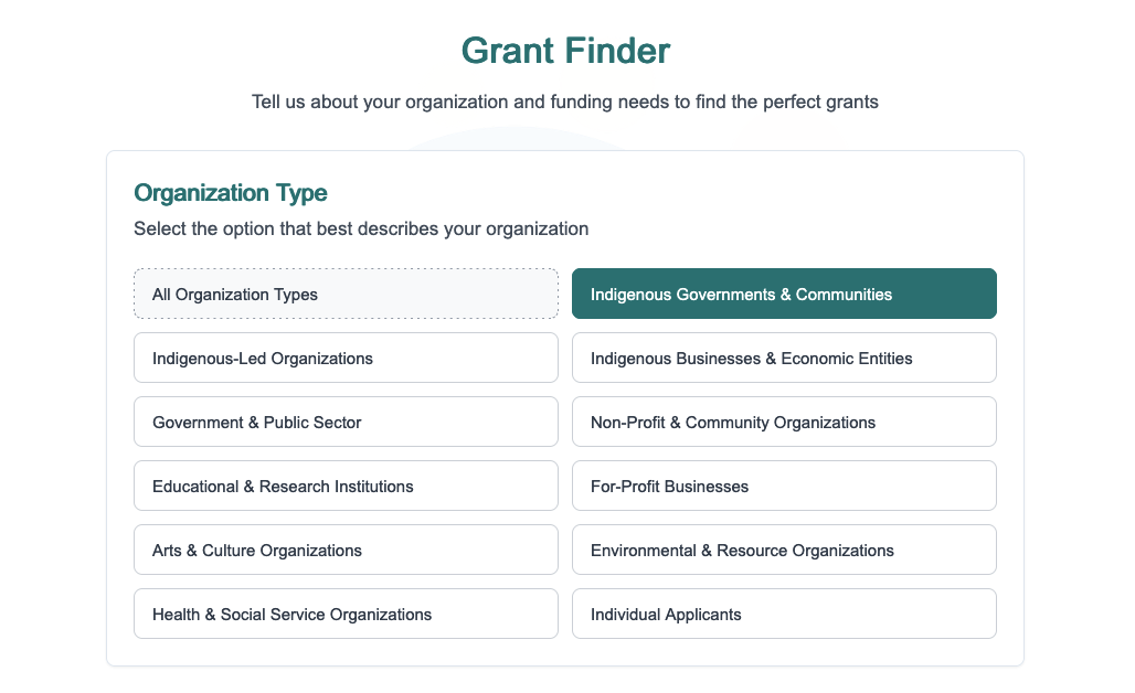 OLA Canadian Non Profit Database